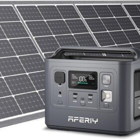 Batterie Générateur Solaire Portable | AFERIY P210 2400W | Panneau Solaire 400W