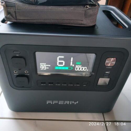 AFERIY P110-D Station D'énergie Portable | Batterie Solaire | 1200W 960Wh photo review