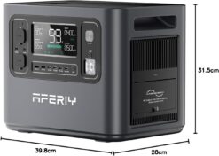 Alternative view of AFERIY P210 Station D'énergie Portable | Batterie Solaire | 2400W 2048Wh