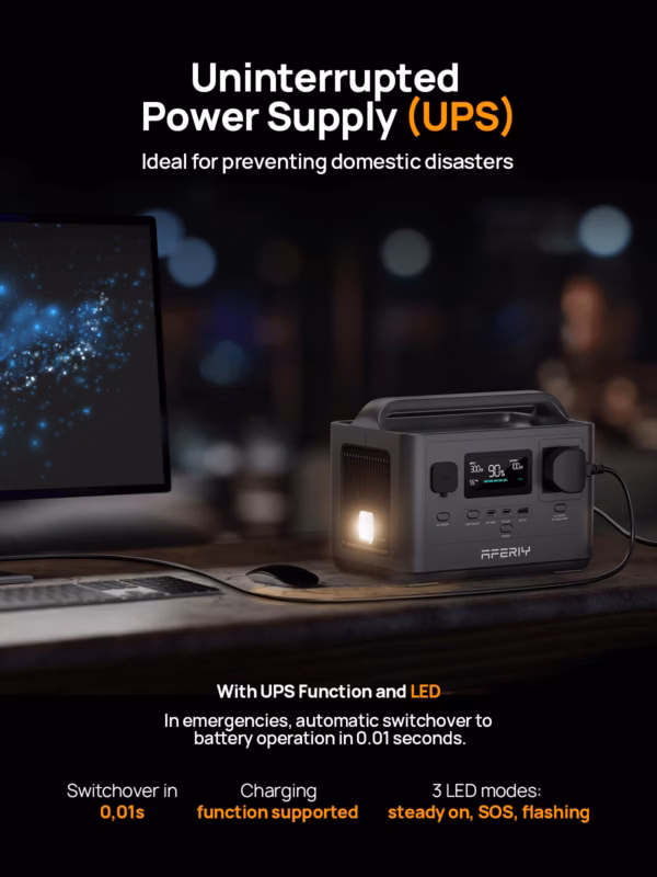 AFERIY P040 portable power station - 400W, 256Wh - 6