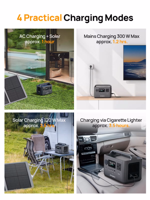 AFERIY P040 portable power station - 400W, 256Wh - 7