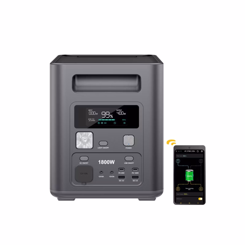 AFERIY Nomad1800 P180 portable power station - 1800W, 1024Wh - 2