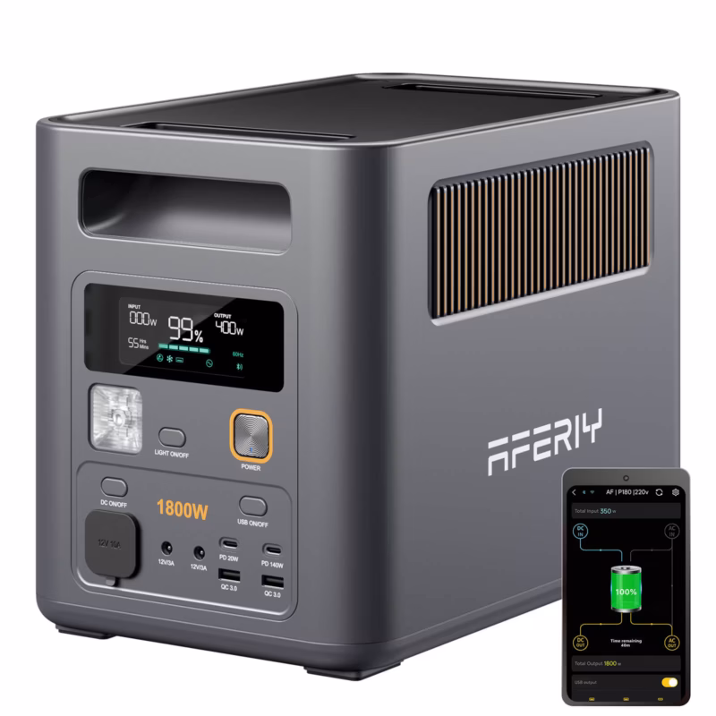 AFERIY Nomad1800 Pro - 1800W power station expandable to 5120Wh - 2