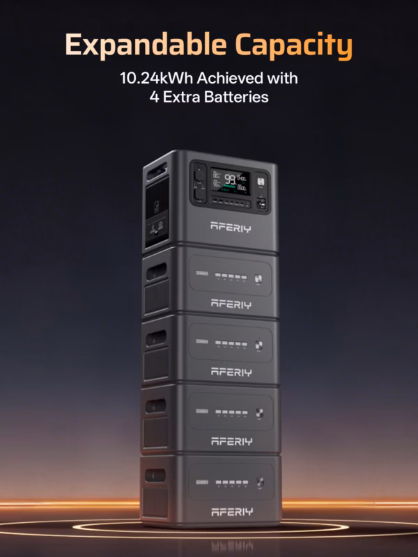 AFERIY P280-B 2048Wh expansion battery for the P280 - 2