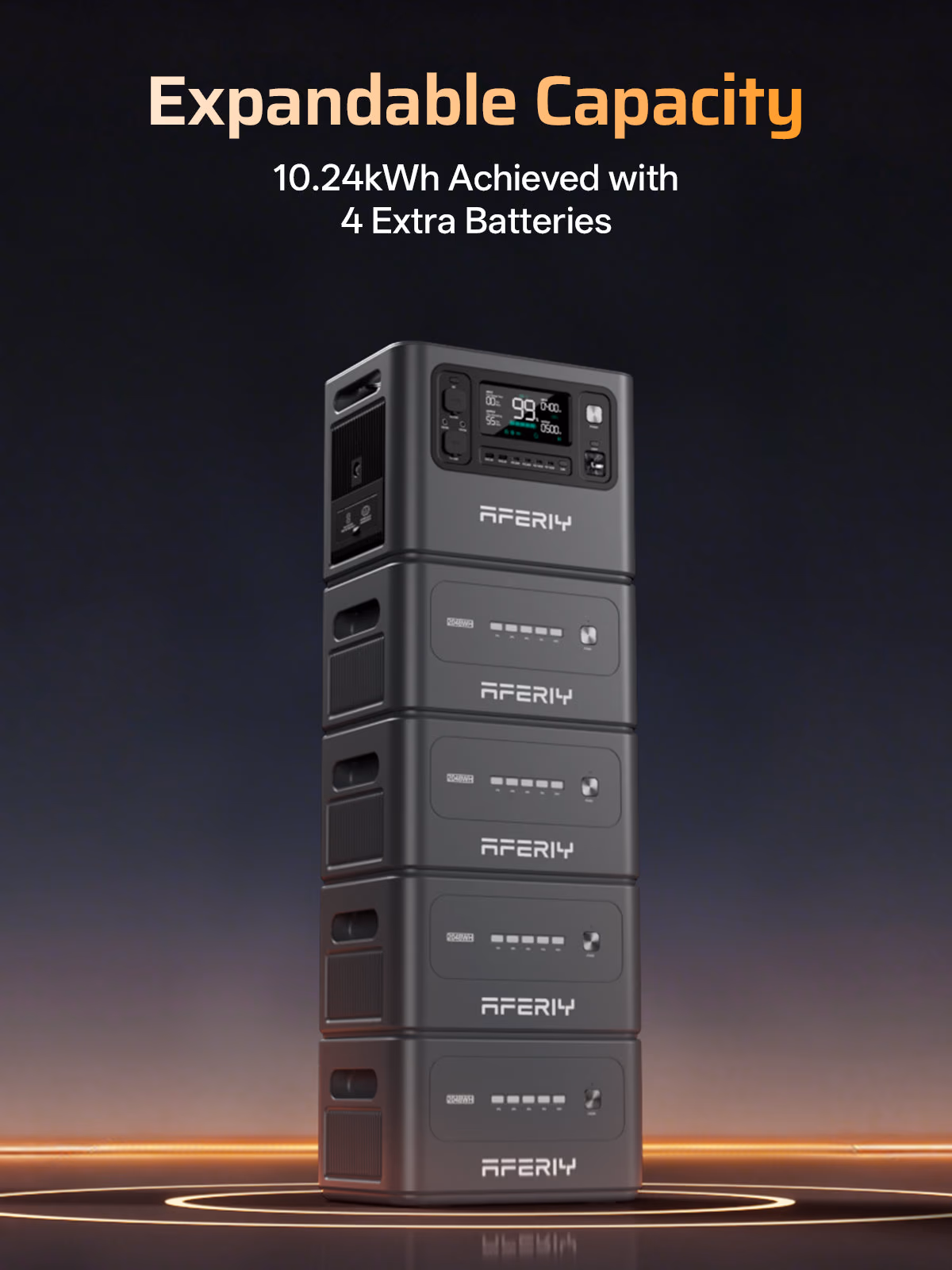 AFERIY P280-B 2048Wh expansion battery for the P280 - 2
