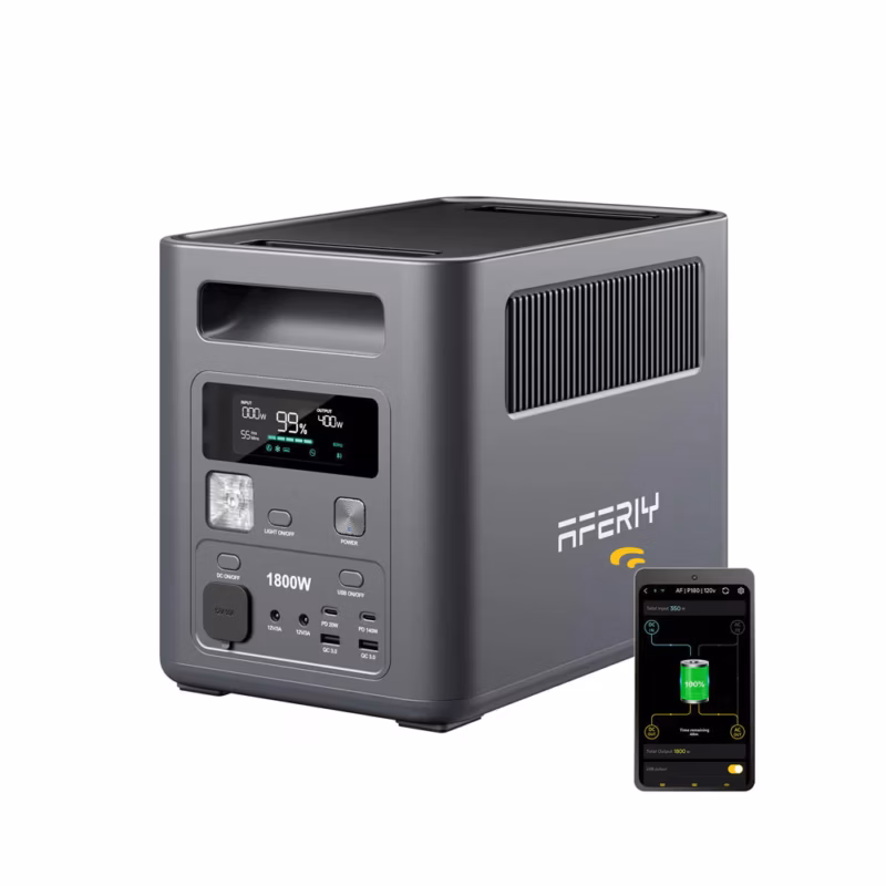 AFERIY Nomad1800 P180: estación de energía portátil de 1800 W y 1024 Wh