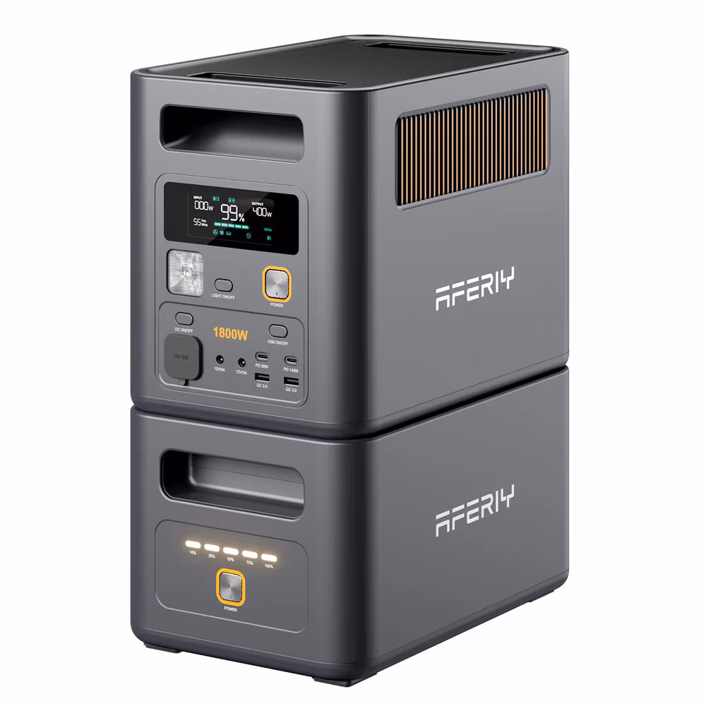 AFERIY Nomad1800 Pro: estación de 1800 W ampliable hasta 5120 Wh
