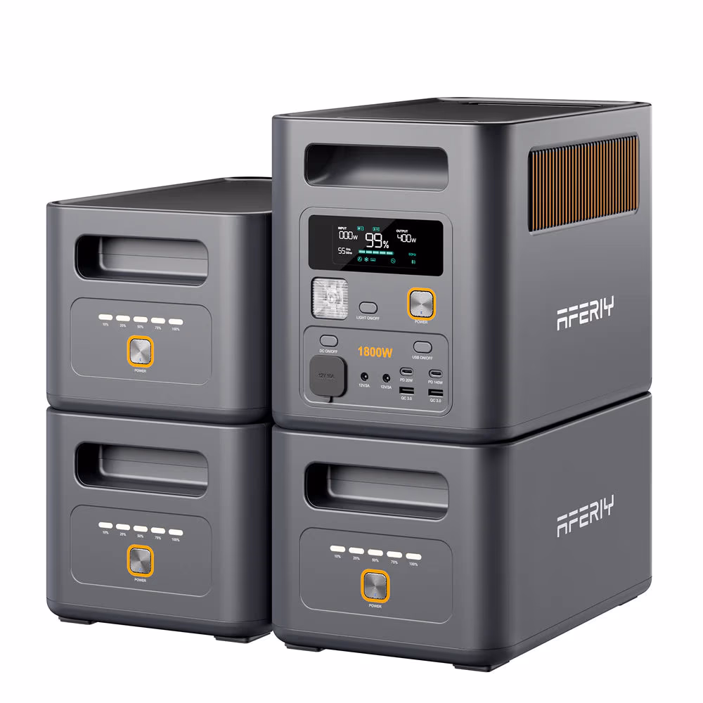 AFERIY Nomad1800 Pro: estación de 1800 W ampliable hasta 5120 Wh - 3