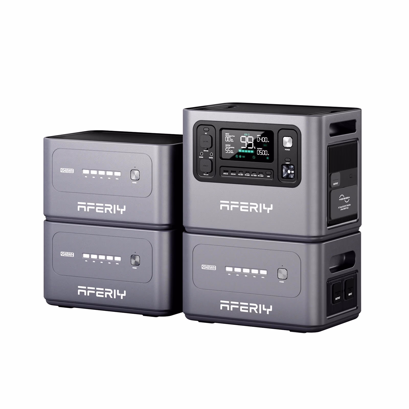 AFERIY P280-B: batería de expansión de 2048 Wh para la P280 - 4