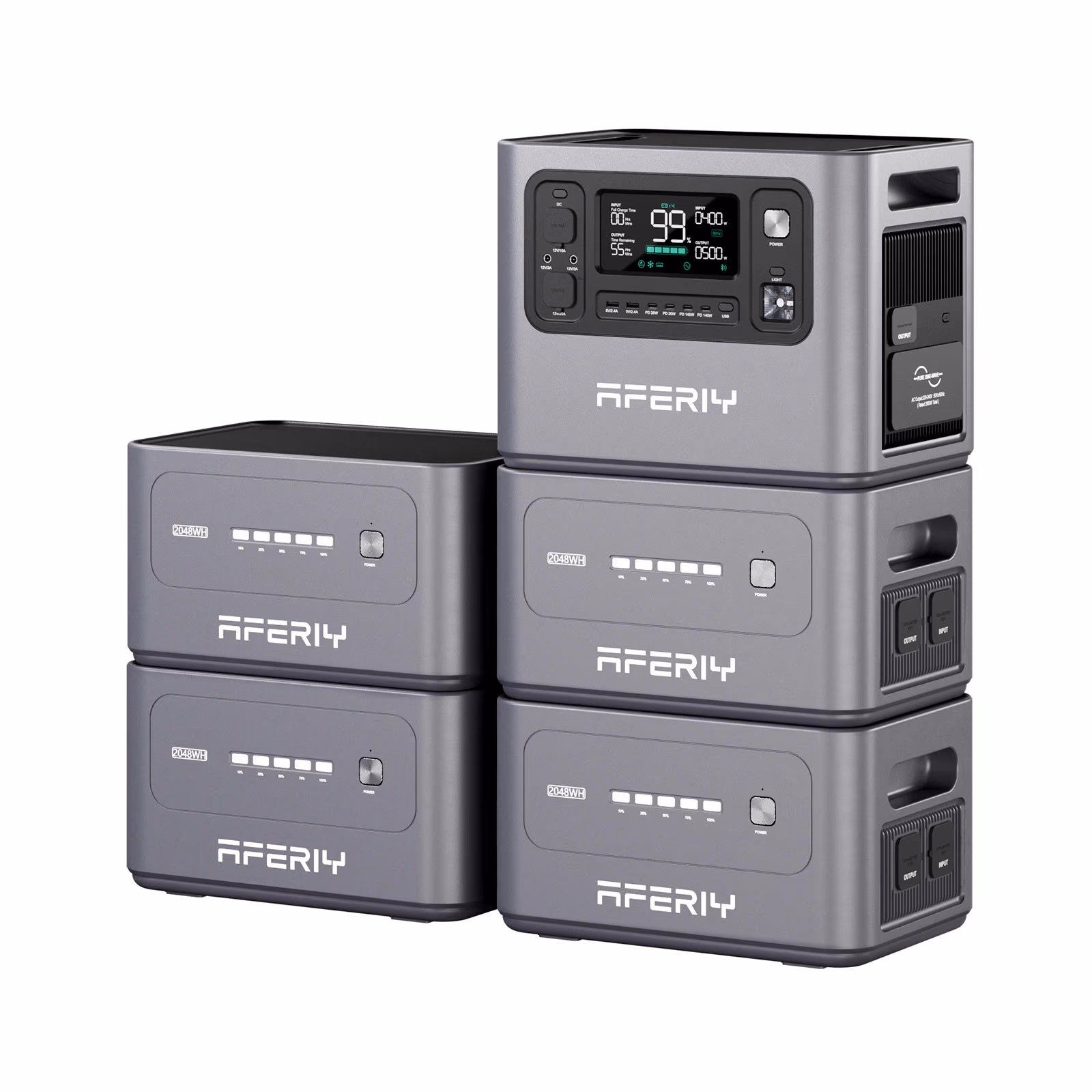 AFERIY P280-B: batería de expansión de 2048 Wh para la P280 - 5