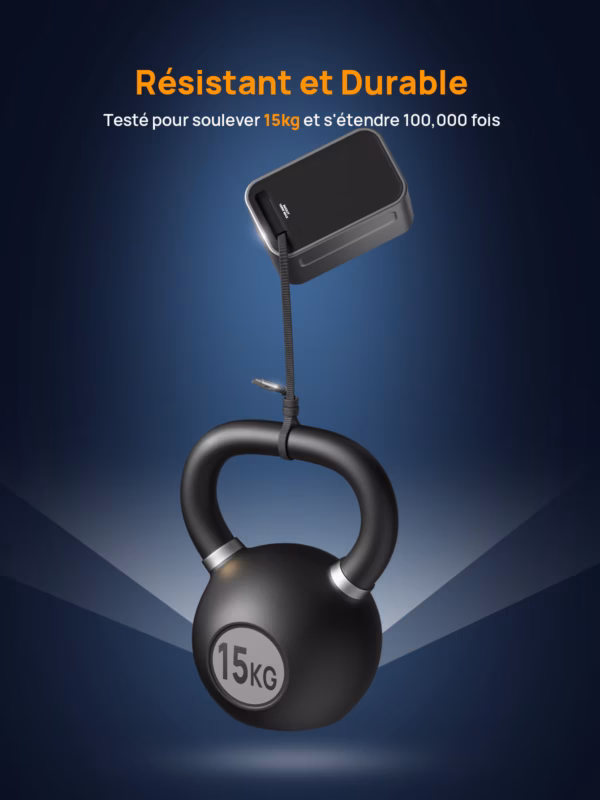AFERIY Nano100 : batterie externe 99,2 Wh avec USB-C 100 W rétractable - 3
