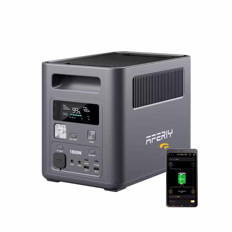 AFERIY Nomad1800 P180 : station électrique portable 1800 W, 1024 Wh