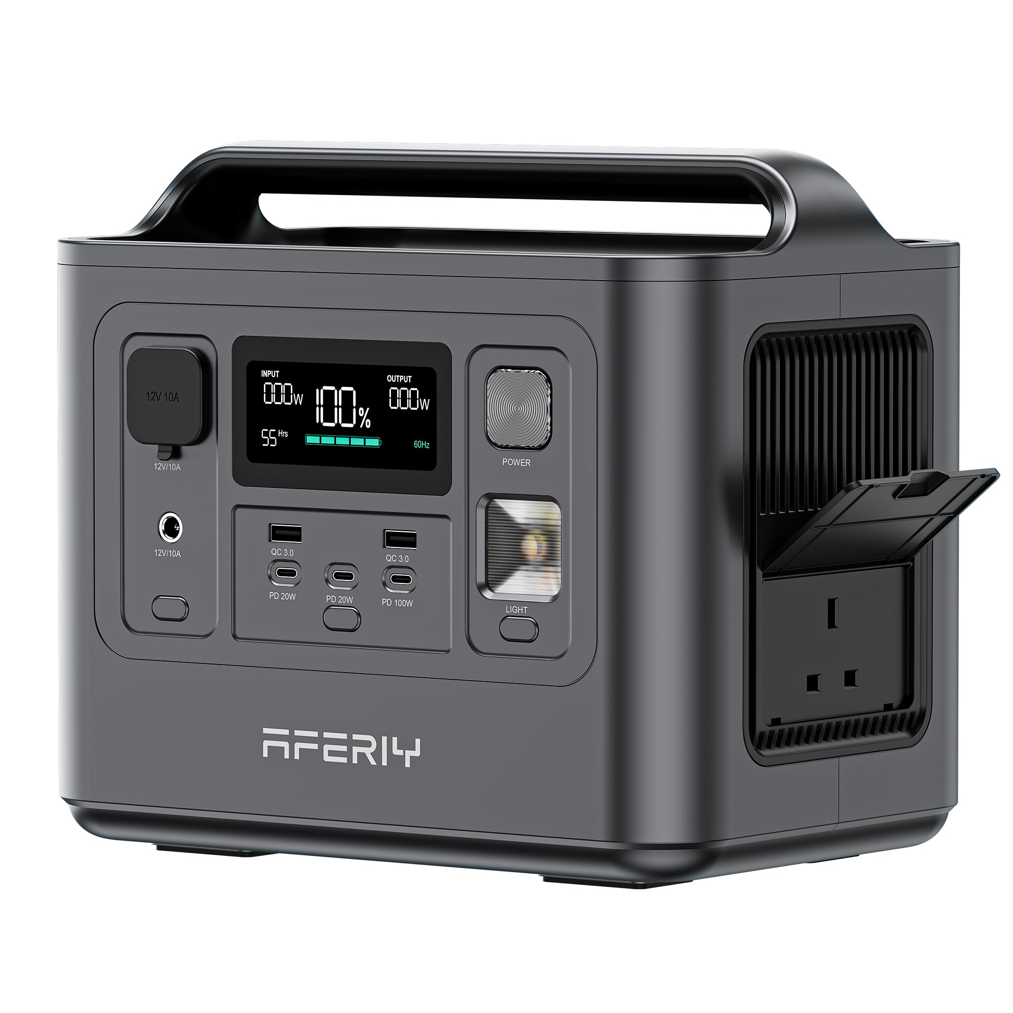 AFERIY P010 Solar Generator Kit - 800W Station and 200W Panel - 3