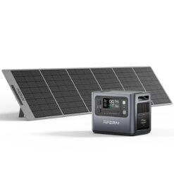 AFERIY P210 Solar Generator Kit - 2400W Station and 400W Panel - 1