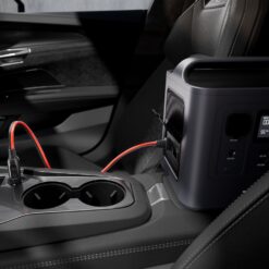 Plug This XT60 connector car cigarette lighter plug charging cable into the car cigarette lighter plug to recharge your power station