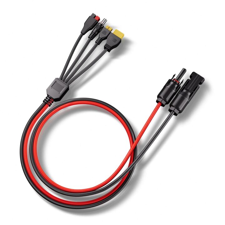 Cable solar 4 en 1 AFERIY - MC4 a XT60, XT90, DC5521 y Anderson - 1